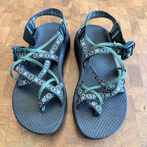 Chaco Women Zx2 Classic Eclipse Green Sandals Sz 8
